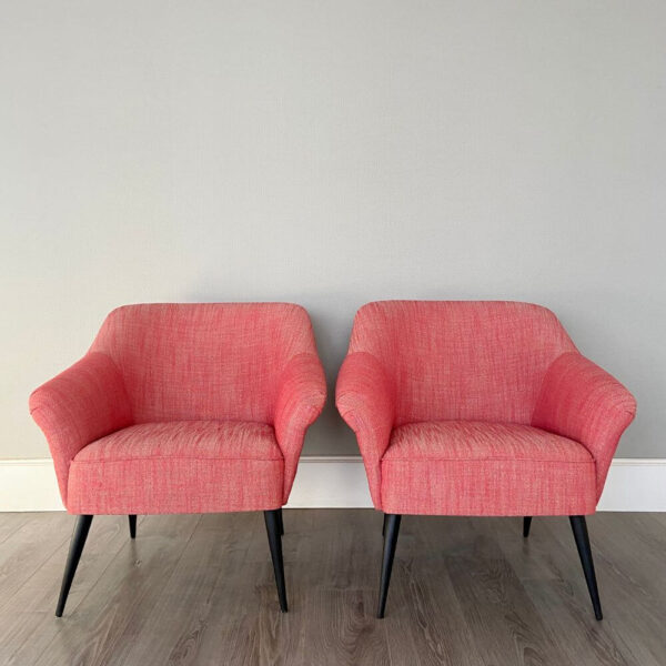 Paire de fauteuils vintage